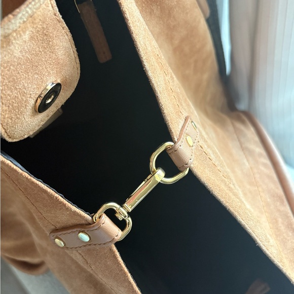 ASOS Tan Suede Tote Bag - Picture 8 of 8